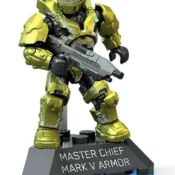 Discount 🎉 Halo Heroes Series 8 Master Chief Mini Figure [Mark V Armor] 🥰 -Mega Bloks & Construx Store 887961660630 inset2