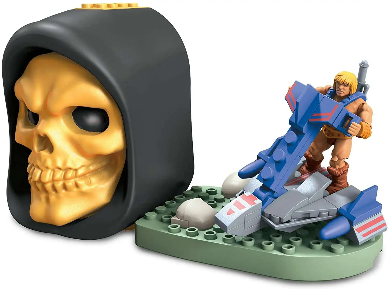 Budget β Mega Construx Masters of the Universe Skeletor Skull He-Man with Jet Sled Set π₯ 3 Budget β Mega Construx Masters of the Universe Skeletor Skull He-Man with Jet Sled Set π₯