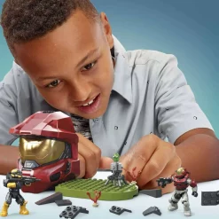 Cheapest 🔥 Halo Red Spartan Helmet Escape Set 🛒 -Mega Bloks & Construx Store 887961971132 inset4