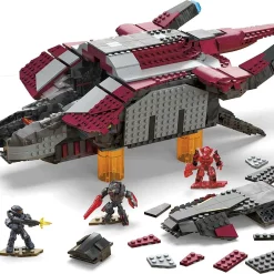 Top 10 🥰 Halo Banished Phantom Set [Includes Spartan Griffin, Jega Rdomnai, Brute Captain & Escherum (Hologram)] 😉 -Mega Bloks & Construx Store banishedphantom inset3