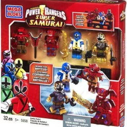 New 🎉 Mega Bloks Power Rangers Super Samurai Battle Pack I Exclusive Set #5858 🤩