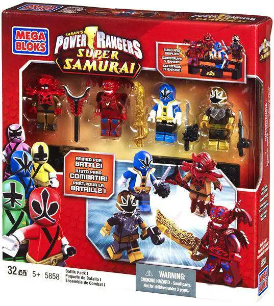New π Mega Bloks Power Rangers Super Samurai Battle Pack I Exclusive Set #5858 π€© 3 New π Mega Bloks Power Rangers Super Samurai Battle Pack I Exclusive Set #5858 π€©