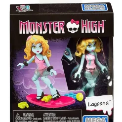 Promo ❤️ Mega Bloks Monster High Fintastic 🏄 Surfing Coffret Surf Set [Lagoona] 🎁