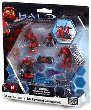 New π Mega Bloks Halo The Authentic Collector's Series Red Covenant Combat Unit Exclusive Set #96919 π 3 New π Mega Bloks Halo The Authentic Collector's Series Red Covenant Combat Unit Exclusive Set #96919 π