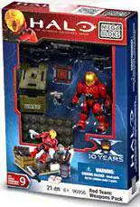 Flash Sale ⭐ Mega Bloks Halo The Authentic Collector's Series Red Team: Weapons Pack Exclusive Set #96956 [EVA Spartan] 🔔