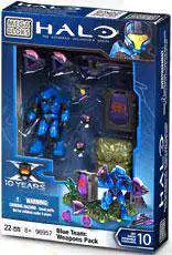 Discount 😉 Mega Bloks Halo The Authentic Collector's Series Blue Team: Weapons Pack Exclusive Set #96957 [Covenant Elite] 🧨