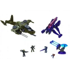Top 10 😉 Mega Bloks Halo The Authentic Collector's Series UNSC Hawk vs. Covenant Banshee Set #96810 👍 -Mega Bloks & Construx Store halomegabloksbattlefield inset4