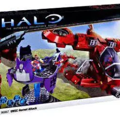 Cheapest 🥰 Mega Bloks Halo The Authentic Collector's Series UNSC Hornet Attack Exclusive Set #96867 [Damaged Package] ✨