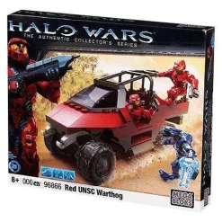 Best Pirce 😍 Mega Bloks Halo The Authentic Collector's Series Red UNSC Warthog Set #96866 🎁