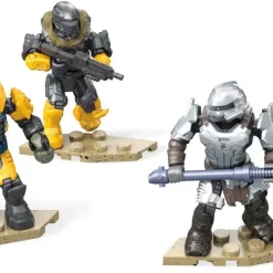 Budget 👏 Halo UNSC Spartan Armor Pack Set [Includes 2 UNSC Spartans & Brute Warrior] 🔔 -Mega Bloks & Construx Store halomegagrn07 inset3