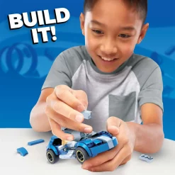 Wholesale 🤩 Hot Wheels Mega Construx Twin Mill Set [Blue] 🧨 -Mega Bloks & Construx Store hwmcgvm31 inset2