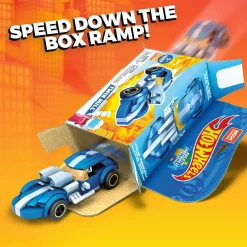 Wholesale 🤩 Hot Wheels Mega Construx Twin Mill Set [Blue] 🧨 -Mega Bloks & Construx Store hwmcgvm31 inset3