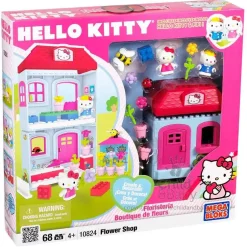 Flash Sale 🥰 Mega Bloks Hello Kitty Flower Shop Set #10824 [Damaged Package] 🤩