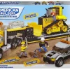 Hot Sale ⭐ Mega Bloks American Builders Cat Heavy-Duty Transporter Set #97829 ✔️