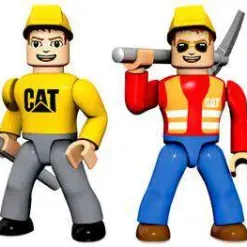 Hot Sale ⭐ Mega Bloks American Builders Cat Heavy-Duty Transporter Set #97829 ✔️ -Mega Bloks & Construx Store mega97829 inset2