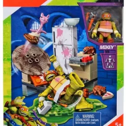 Best Pirce ⭐ Mega Construx Teenage Mutant Ninja Turtles Animation Mikey Kitchen Chaos Set 😉 -Mega Bloks & Construx Store megablokdxy13 inset2