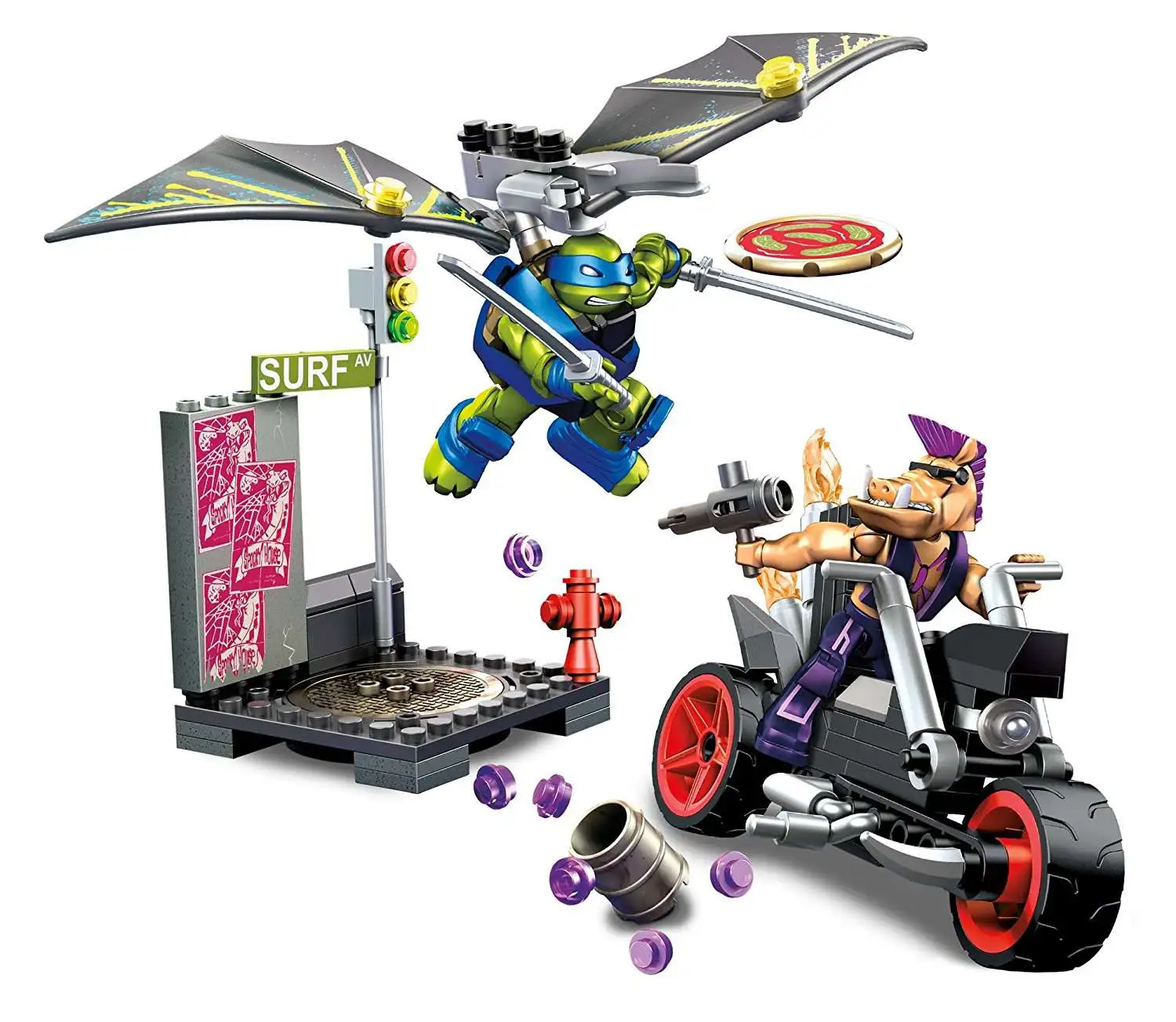 Best deal π― Mega Construx Teenage Mutant Ninja Turtles Animation Leo Turtle Glider Pursuit Set π― 6 Best deal π― Mega Construx Teenage Mutant Ninja Turtles Animation Leo Turtle Glider Pursuit Set π― - Image 4