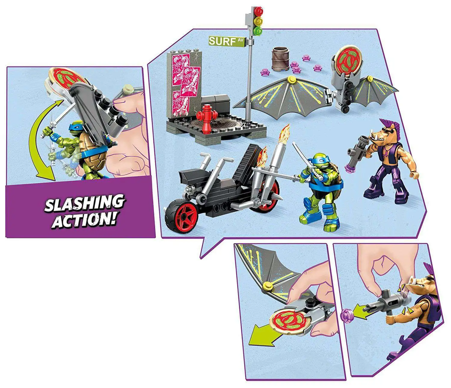 Best deal π― Mega Construx Teenage Mutant Ninja Turtles Animation Leo Turtle Glider Pursuit Set π― 7 Best deal π― Mega Construx Teenage Mutant Ninja Turtles Animation Leo Turtle Glider Pursuit Set π― - Image 5