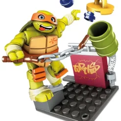 Hot Sale ⭐ Mega Bloks Teenage Mutant Ninja Turtles Animation Mikey Nunchuk Training Set #29017 🎁 -Mega Bloks & Construx Store megablokmikenunchuk inset2