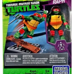 Discount 🌟 Mega Bloks Teenage Mutant Ninja Turtles Animation Raph Set #32716 [Seesaw Stunt] ⭐