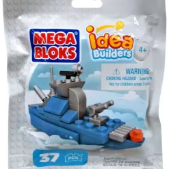 Cheapest 🛒 Mega Bloks Idea Builders Battleship Set #03745 😀