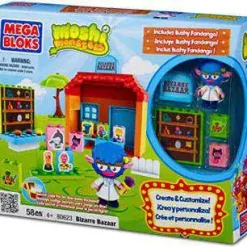 New 👍 Mega Bloks Moshi Monsters Bizarre Bazaar Set #80623 🔥