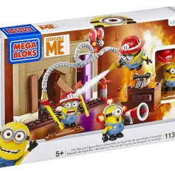Cheap 𧨠Mega Bloks Despicable Me Minion Made Fire Rescue Set #94816 π
