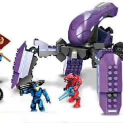 Hot Sale ⭐ Mega Bloks Halo The Authentic Collector's Series Versus: Covenant Locust Attack Exclusive Set #96965 ⌛ -Mega Bloks & Construx Store megabloks96965 inset3