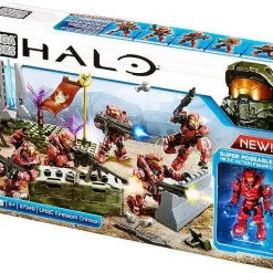 New π― Mega Bloks Halo UNSC Fireteam Crimson Set #97349 π