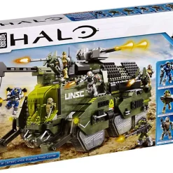 Hot Sale 😀 Mega Bloks Halo UNSC Elephant Troop Carrier Set #97381 [Damaged Package] ⭐
