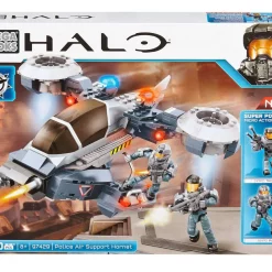Flash Sale ⭐ Mega Bloks Halo Police Air Support Hornet Set #97429 [Loose] 🎁