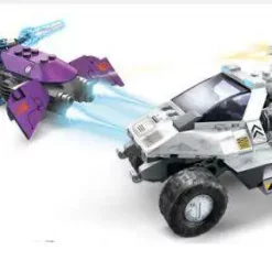 Hot Sale 🛒 Mega Bloks Halo The Authentic Collector's Series UNSC Rocket Warthog Set #96805 🌟 -Mega Bloks & Construx Store megabloksarticwarthog inset2