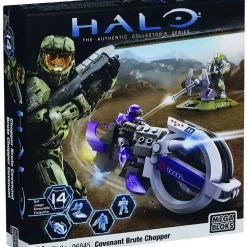 Wholesale ⭐ Mega Bloks Halo The Authentic Collector's Series Covenant Brute Chopper Set #96845 🧨