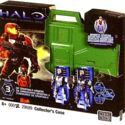 Budget 😉 Mega Bloks Halo The Authentic Collector's Series OF Spartan-II Armor Collector's Case #29699 🧨