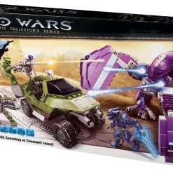 New π Mega Bloks Halo The Authentic Collector's Series UNSC Gausshog vs. Covenant Locust Set #96823 π€©