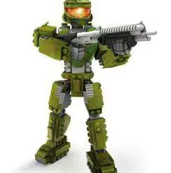 Best Pirce 🌟 Mega Bloks Halo The Authentic Collector's Series Green UNSC Spartan II Set #96816 🤩 -Mega Bloks & Construx Store megabloksgreenspartan inset2