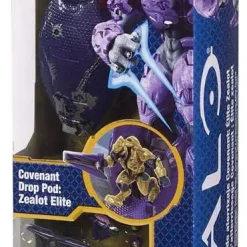 Deals 🔥 Mega Bloks Halo Covenant Drop Pod: Zealot Elite Set #96933 [Damaged Package] 🤩