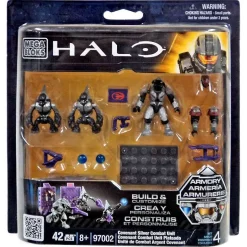 Buy ❤️ Mega Bloks Halo The Authentic Collector's Series Covenant Silver Combat Unit Set #97002 🛒