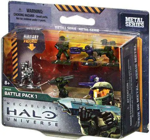 Cheap π Mega Bloks Halo Metal Series Battle Pack 1 Set #97034 π 3 Cheap π Mega Bloks Halo Metal Series Battle Pack 1 Set #97034 π