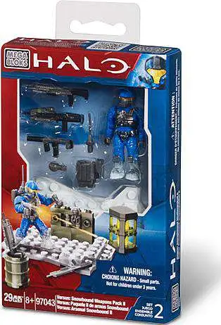 Brand new π€© Mega Bloks Halo Versus: Snowbound Weapons Pack 2 Exclusive Set #97043 π 3 Brand new π€© Mega Bloks Halo Versus: Snowbound Weapons Pack 2 Exclusive Set #97043 π