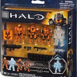 Deals 🎉 Mega Bloks Halo UNSC Combat Orange Unit Set #97083 [Damaged Package] 🥰