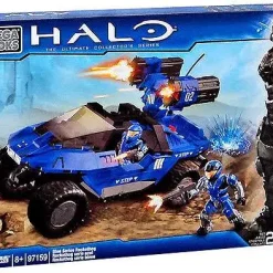 Best Sale 👏 Mega Bloks Halo The Ultimate Collector's Series Blue Series Rockethog Exclusive Set #97159 🎉