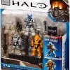Promo 👍 Mega Bloks Halo Spartan Assault Battle Pack Set #97336 [Damaged Package] ❤️