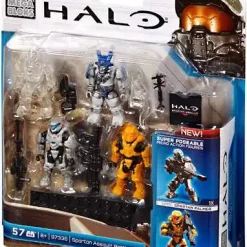 Promo 👍 Mega Bloks Halo Spartan Assault Battle Pack Set #97336 [Damaged Package] ❤️