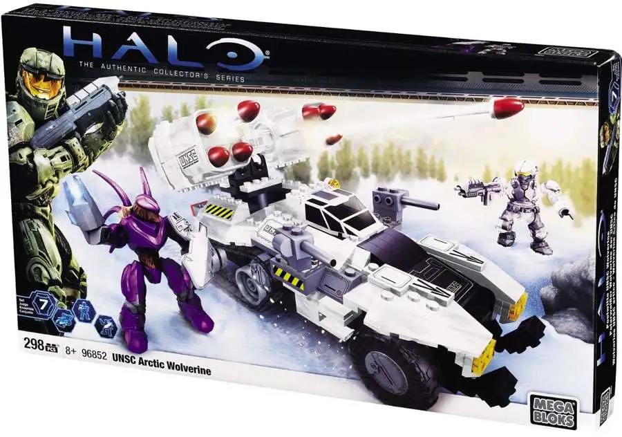 Brand new π Mega Bloks Halo The Authentic Collector's Series UNSC Arctic Wolverine Set #96852 β¨ 3 Brand new π Mega Bloks Halo The Authentic Collector's Series UNSC Arctic Wolverine Set #96852 β¨