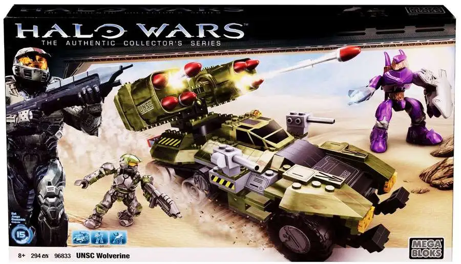 Promo β Mega Bloks Halo The Authentic Collector's Series UNSC Wolverine Set #96833 π― 3 Promo β Mega Bloks Halo The Authentic Collector's Series UNSC Wolverine Set #96833 π―