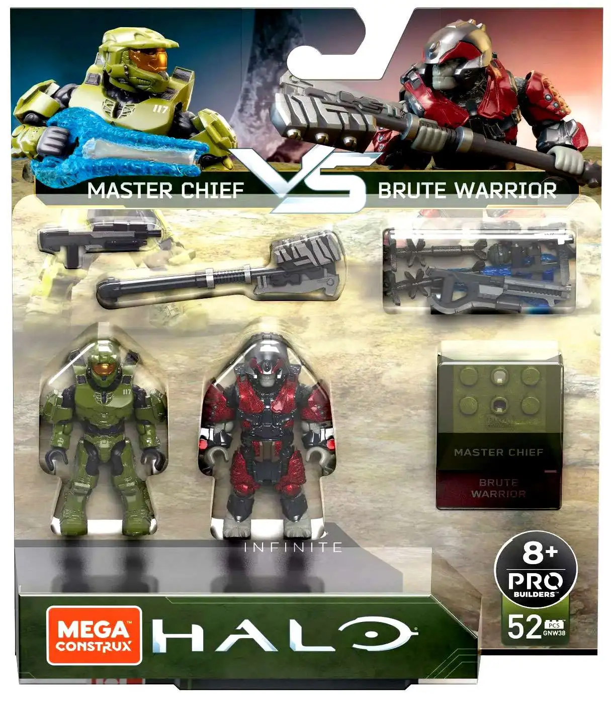 Brand new π Halo Infinite Master Chief vs. Brute Warrior Mini Figure 2-Pack π 3 Brand new π Halo Infinite Master Chief vs. Brute Warrior Mini Figure 2-Pack π