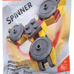 Cheapest 🔥 Mega Construx Spinner Yellow & Red 🎁