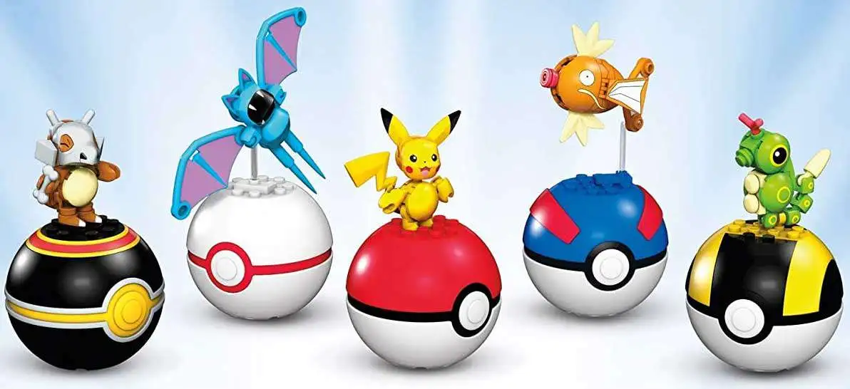 Best Sale 👍 Pokemon Cubone, Zubat, Caterpie, Magikarp & Pikachu Exclusive Poke Ball 5-Pack Set ❤️ 4 Best Sale 👍 Pokemon Cubone, Zubat, Caterpie, Magikarp & Pikachu Exclusive Poke Ball 5-Pack Set ❤️ - Image 2