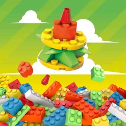 Budget ⭐ Mega Construx Wonder Builders 140 Piece Tube GVM56 [Version 3] 🧨 -Mega Bloks & Construx Store megagvm56 inset2